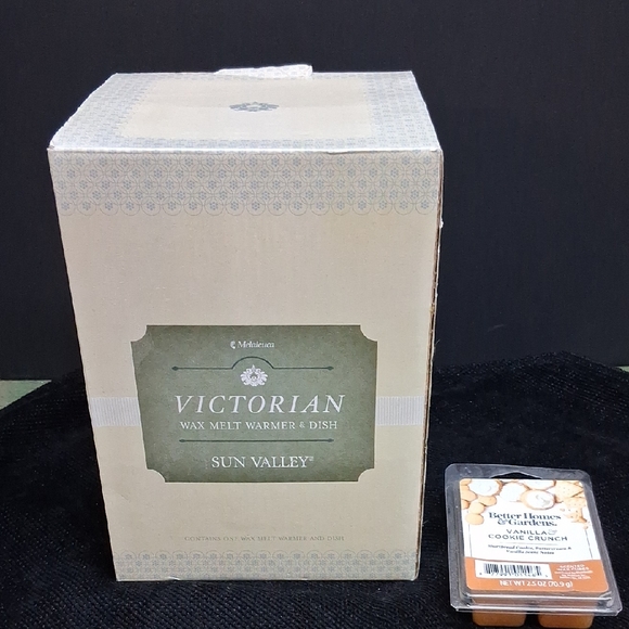 Victorian Wax Melt Warmer & Dish - Sun Valley - Picture 1 of 7